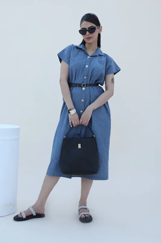 Parker Denim Shirt Dress