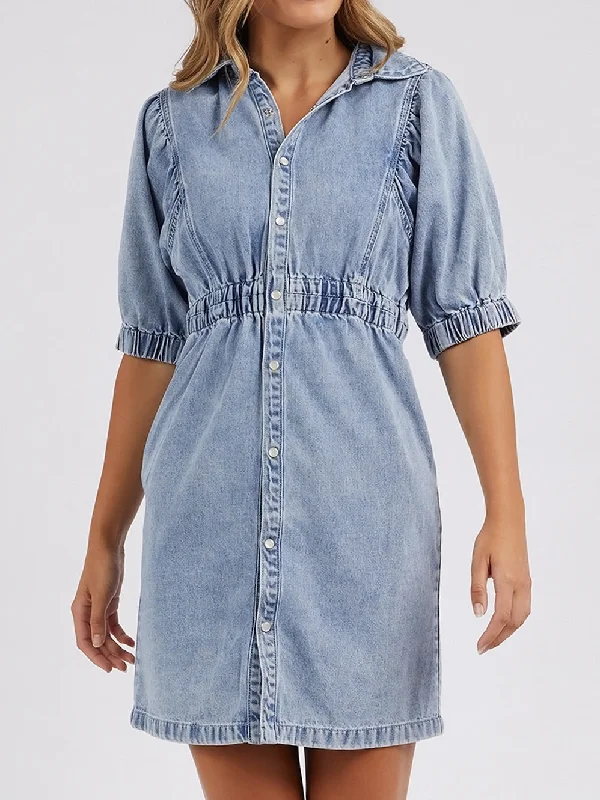 FOXWOOD VIVIAN DENIM DRESS