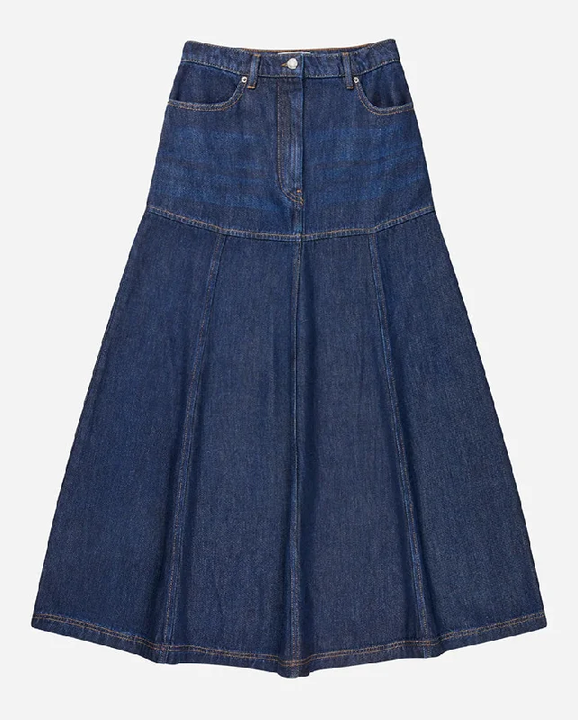 Tuxya Denim Skirt INDIGO