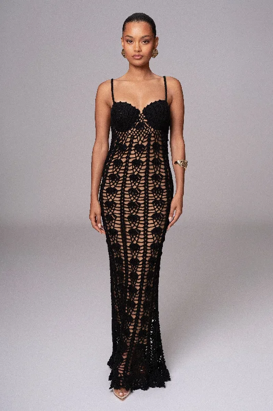 Black Odyssey Maxi Dress