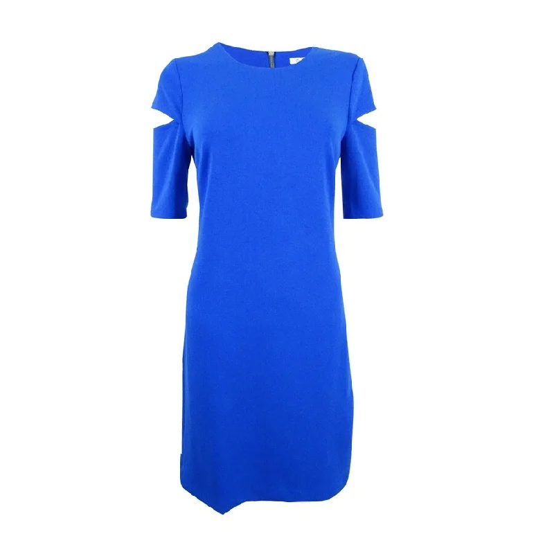 Calvin Klein Women's Split-Sleeve Dress