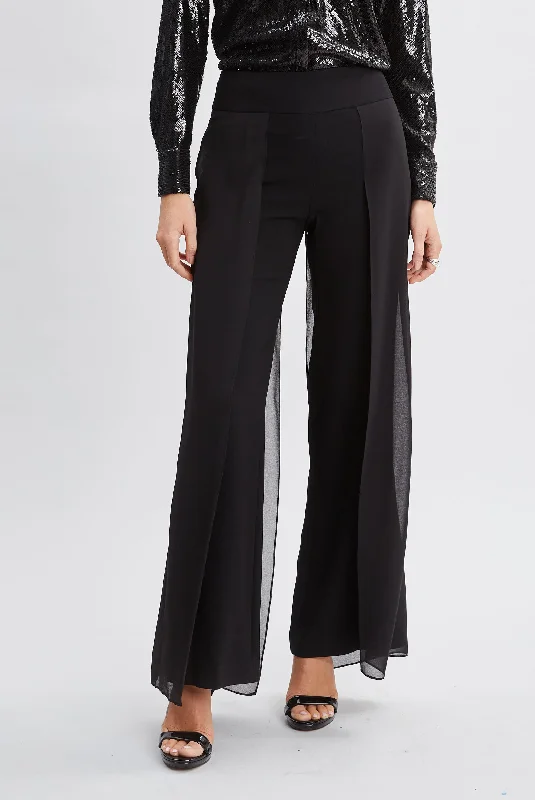 Chiffon Panel Pant