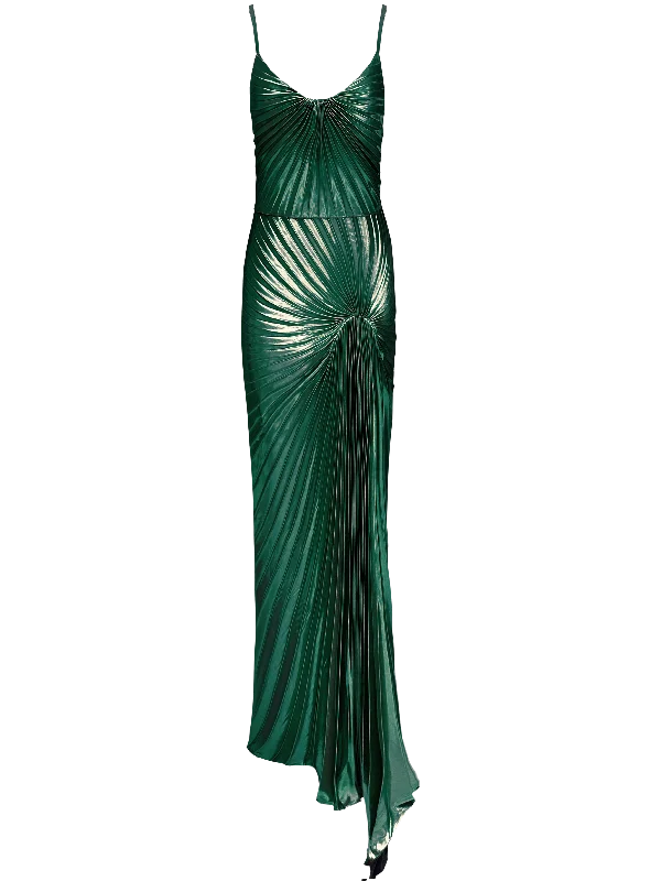 Dazed Dress Floor Length Metallic