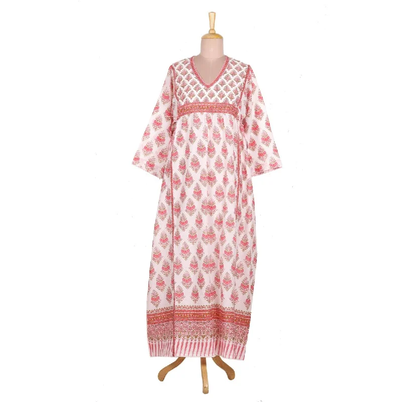 NOVICA Cotton print dress Modern Tradition