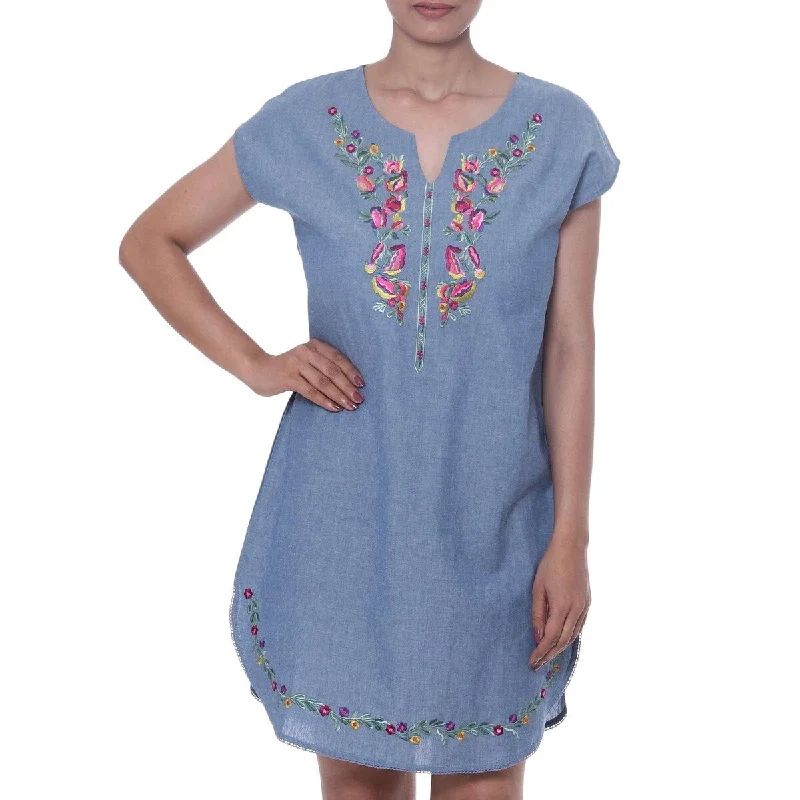 NOVICA Spring Rejoice Cotton dress