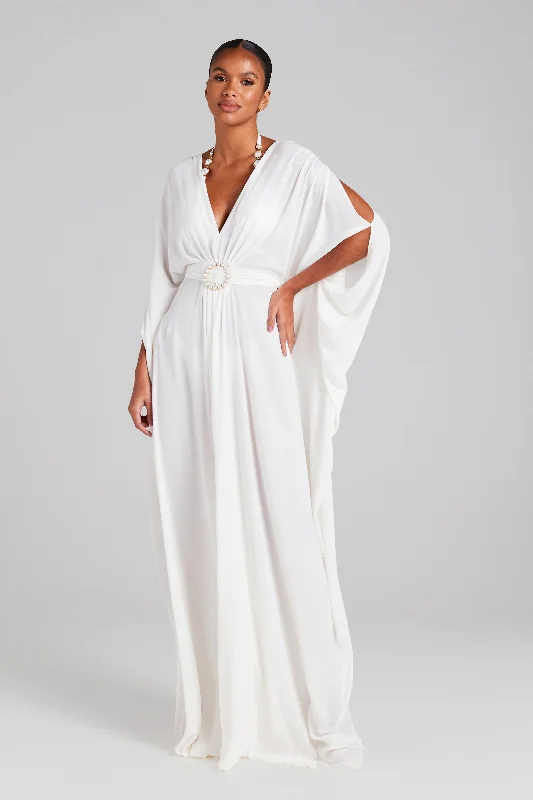 Serena White Kaftan