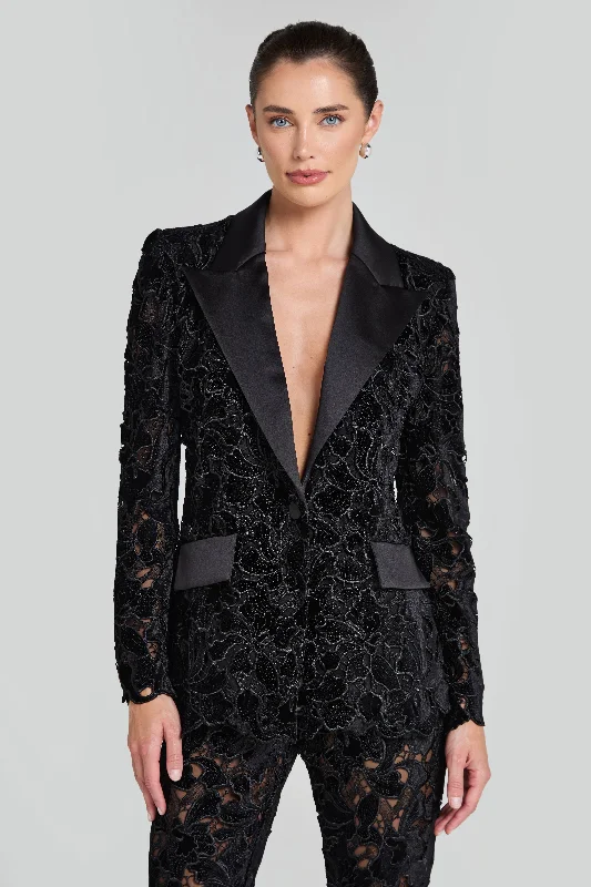 Valia Black Blazer