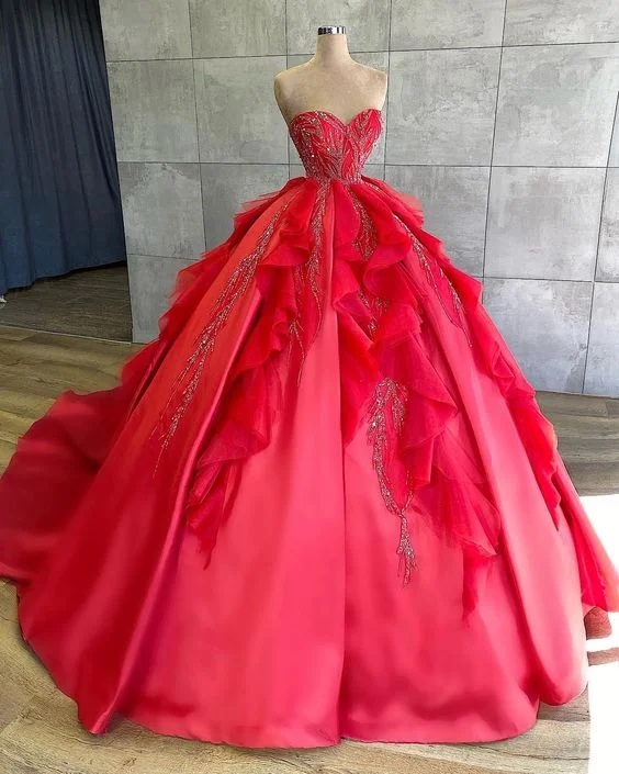 Ball Gown Long Prom Dresses,  Evening Dresses  S1883