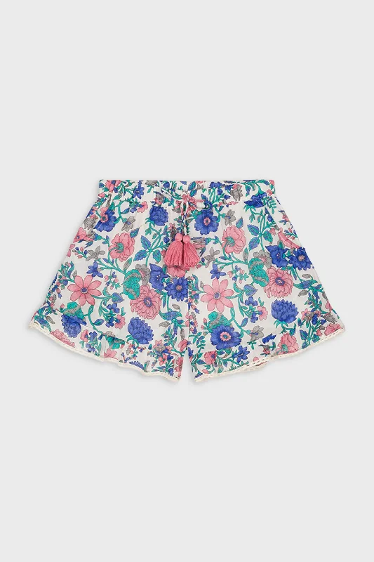 Blue Summer Meadow Vallaloid Shorts