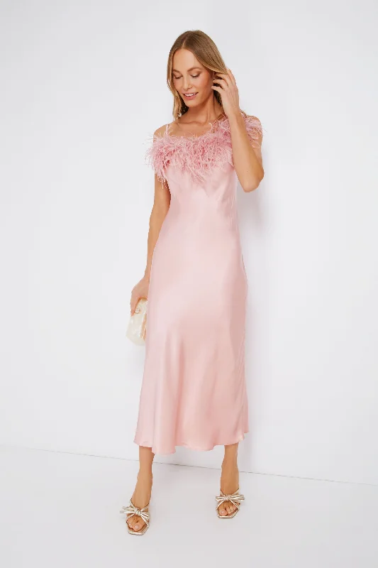 Dust Pink Boheme Slip Dress