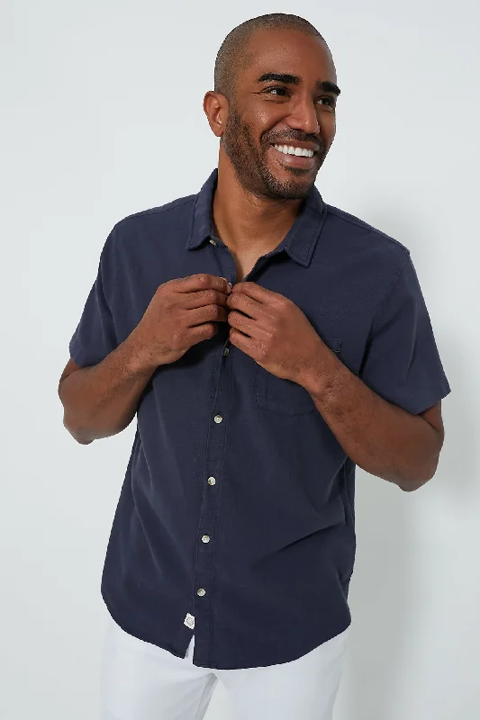 Mood Indigo Short Sleeve Stretch Selvage Shirt