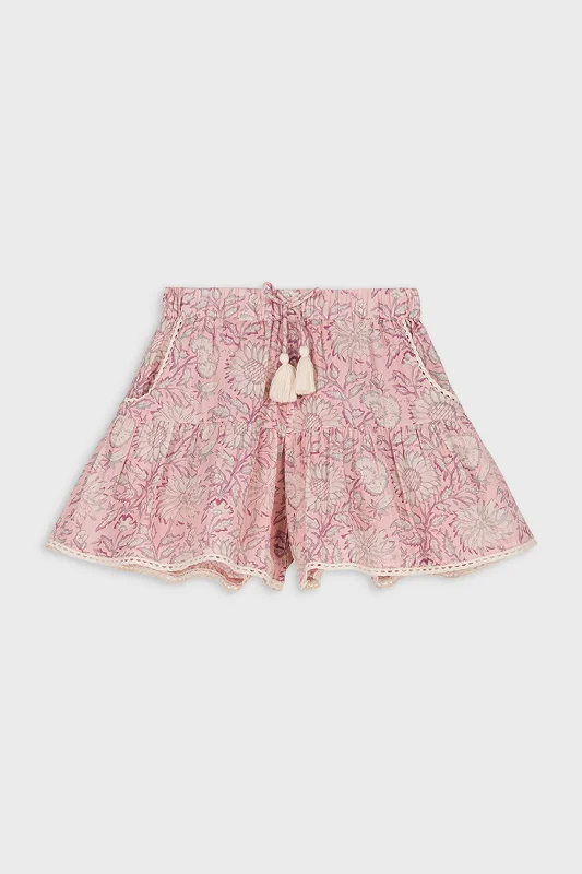 Pink Daisy Garden Alambra Shorts