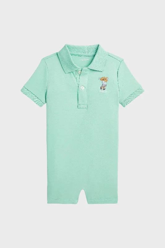 Polo Bear Soft Cotton Polo Shortall