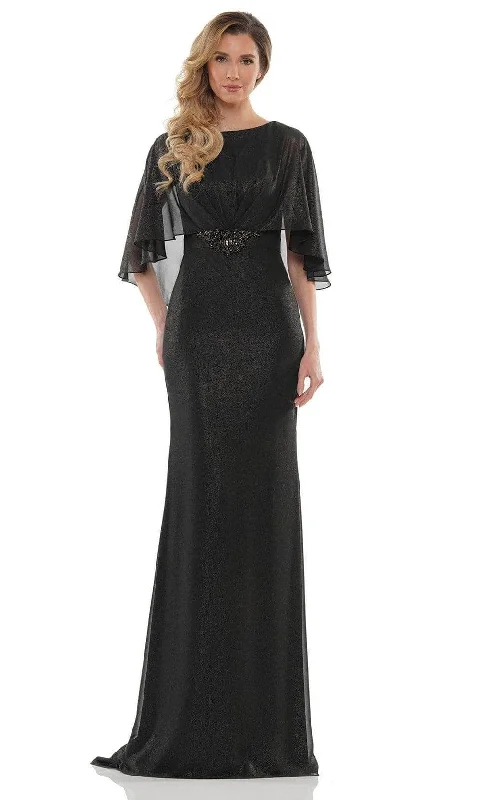 Cape Style Sheath Evening Gown  MV1130